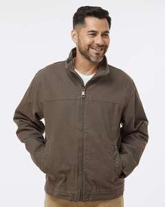 DRI DUCK 5028T - Maverick Boulder Cloth™ Jacket with Blanket Lining Tall Sizes Tobacco