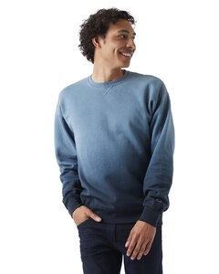 Champion CD400D - Unisex Dip Dye Crew Black Ombre