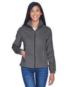 UltraClub 8481 - Ladies Iceberg Fleece Full-Zip Jacket Charcoal