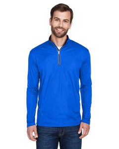 UltraClub 8230 - Men's Cool & Dry Sport Quarter-Zip Pullover Kyanos Blue