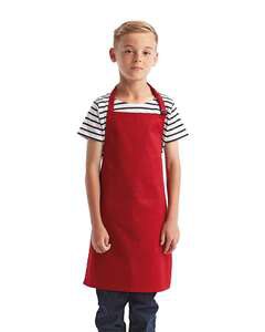 Artisan Collection by Reprime RP149 - Youth Recycled Apron Red
