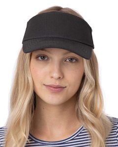 Big Accessories BA641 - Lariat Visor Charcoal