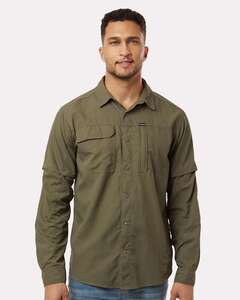 Columbia 212332 - Skien Valley™ Long Sleeve Shirt Stone Green