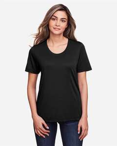 CORE365 CE111W - Women's Fusion ChromaSoft™ Performance T-Shirt Black