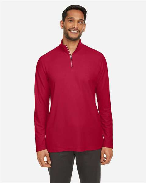 CORE365 CE405 - Mens Fusion ChromaSoft™ Pique Quarter-Zip Pullover