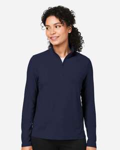 Devon & Jones DG425W - Women's Raleigh Stretch Quarter-Zip Pullover Navy