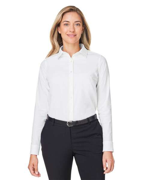Devon & Jones DG505W - Womens CrownLux Performance® Spencer Poplin Dress Shirt