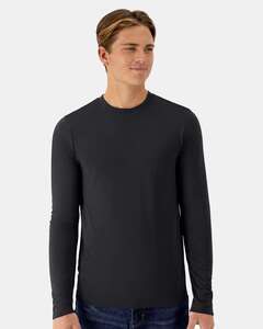 Hanes 484L - Cool DRI® Cotton Touch Long Sleeve T-Shirt Black