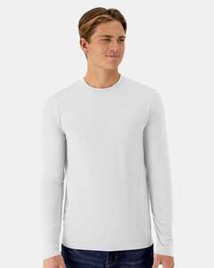 Hanes 484L - Cool DRI® Cotton Touch Long Sleeve T-Shirt White