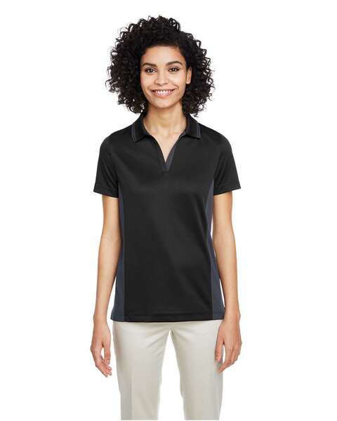 Harriton M386W - Womens Flash Snag Protection Plus IL Colorblock Polo