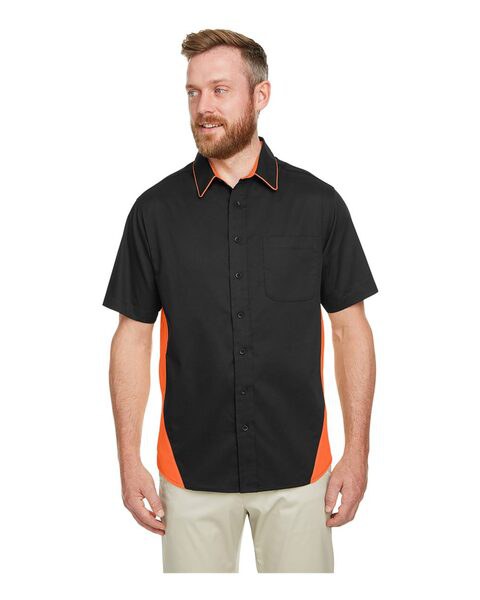 Harriton M586T - Mens Tall Flash IL Colorblock Shirt