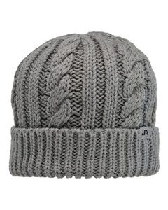 J. America 5003 - Empire Knit Beanie Grey