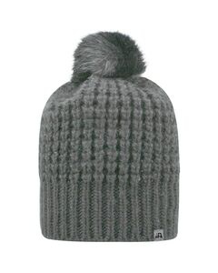 J. America TW5005 - Slouch Bunny Knit Beanie Grey