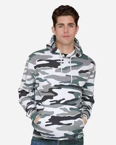 Lane Seven LS14001 - Premium Pullover Hooded Sweatshirt Sage Camo