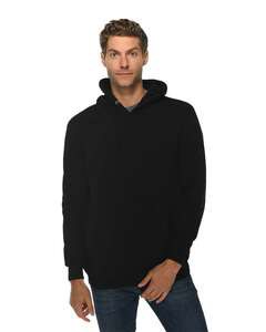 Lane Seven LS19001 - Heavyweight Pullover Hooded Sweatshirt Black