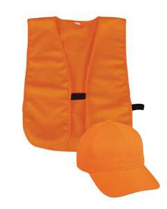 Outdoor Cap BLZCPV - Cap and Vest Set Blaze Orange