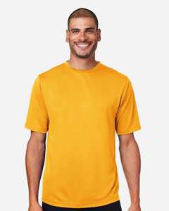 Team 365 TT15 - Men's Zone Performance Mesh T-Shirt Sport Athletic Gold