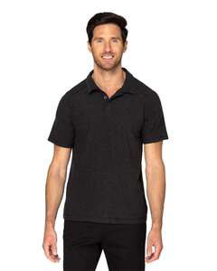 Threadfast 382PL - Polo de impacto Black Heather