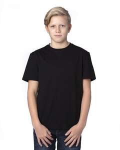 Threadfast 600A - Youth Ultimate CVC T-Shirt Black