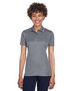 UltraClub 8210L - Women's Cool & Dry Mesh Piqué Polo Charcoal