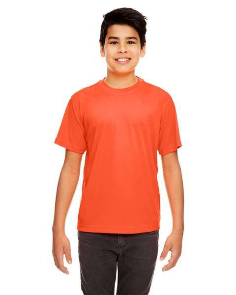 UltraClub 8420Y - Youth Cool & Dry Sport Performance Interlock T-shirt