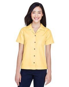UltraClub 8981 - Women's Cabana Breeze Camp Shirt Black