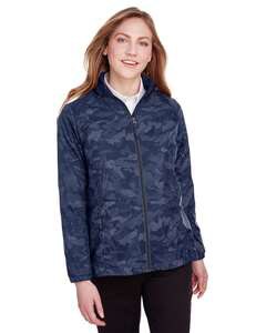 North End NE711W - Ladies Rotate Reflective Jacket Classic Navy/ Carbon