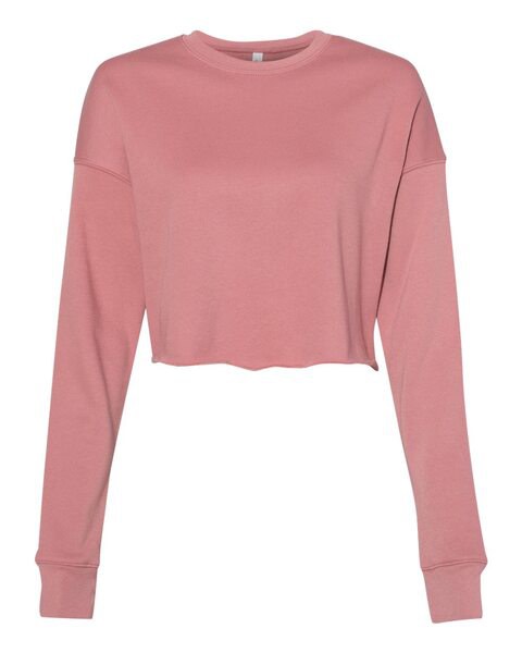 Bella+Canvas 7503 - Forro polar Crop Crew para mujer