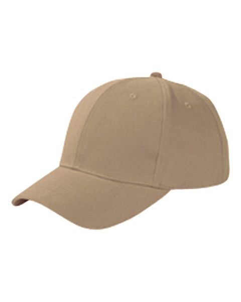 Big Accessories BX002 - 6-Panel Brushed Twill Structured Cap
