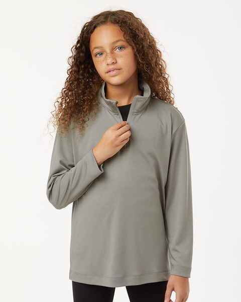 AllPro 41870Y - Pullover con cremallera Pro-Lock Youth Performance Quarter-Zip
